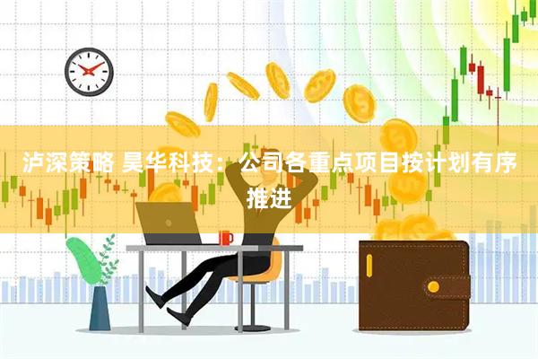 泸深策略 昊华科技：公司各重点项目按计划有序推进